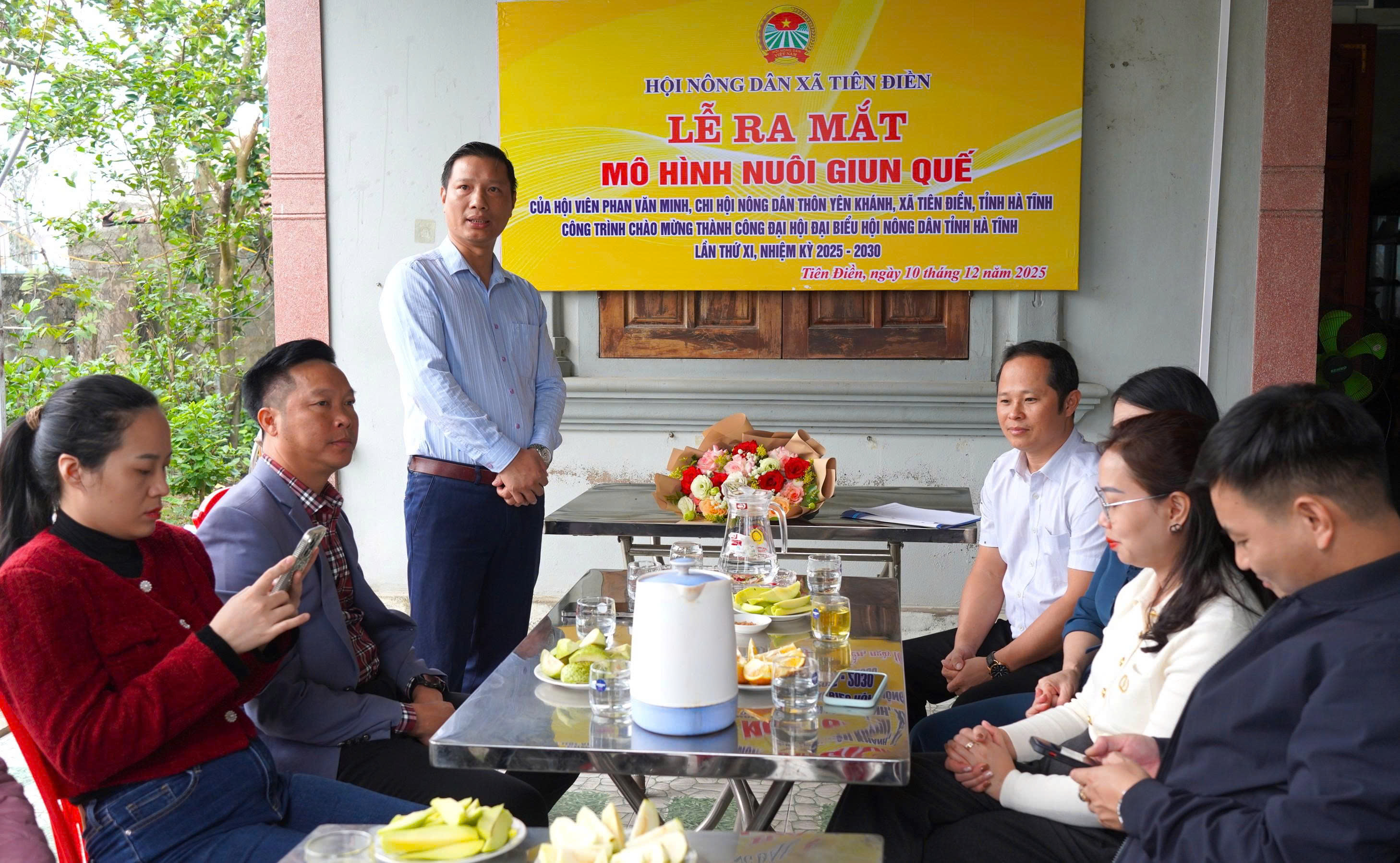 Ra mắt mô hình nuôi giun quế, hữu cơ, tuần hoàn