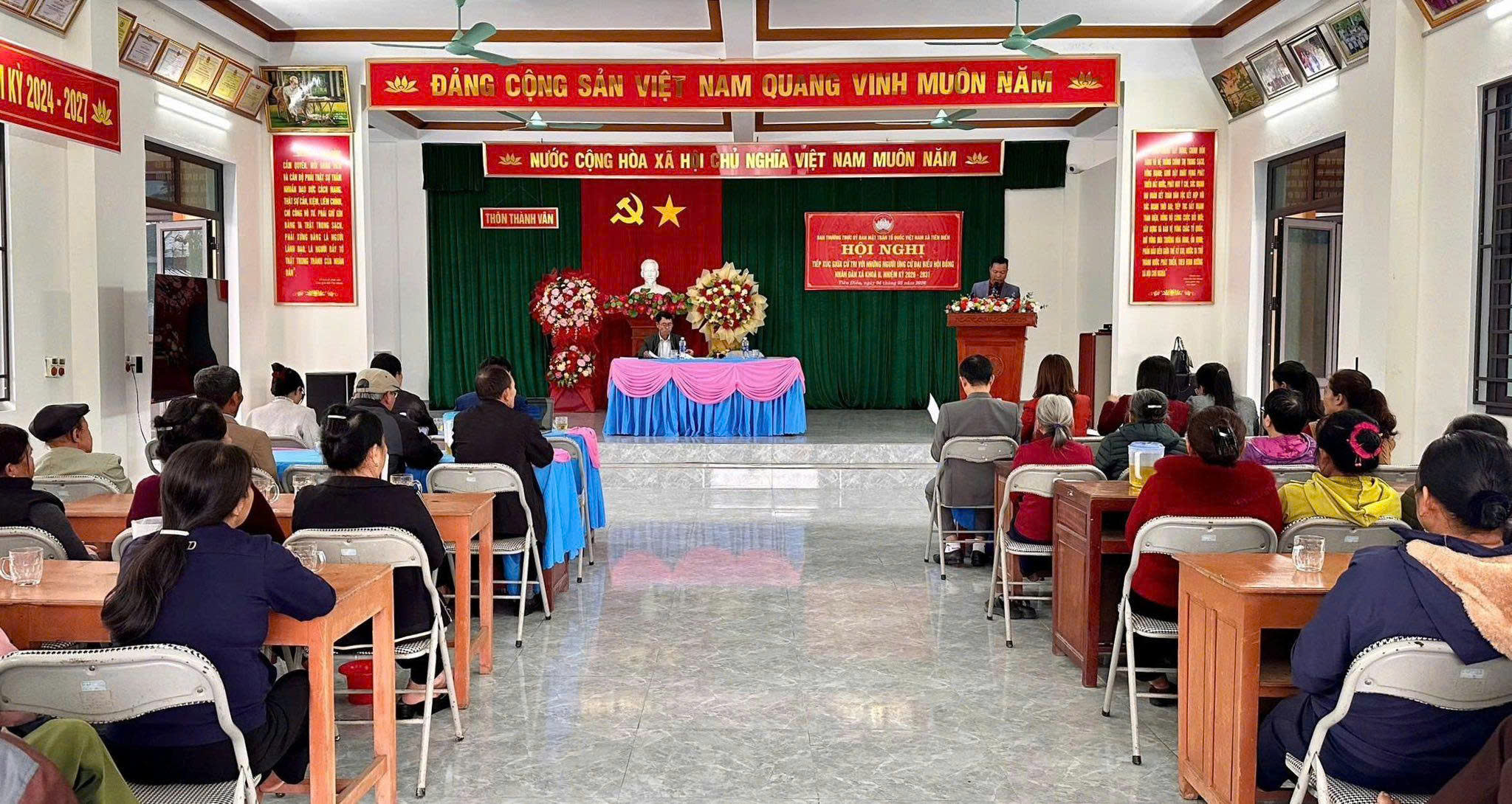 22 khu vực bỏ phiếu tại xã Tiên Điền sẵn sàng cho ngày bầu cử