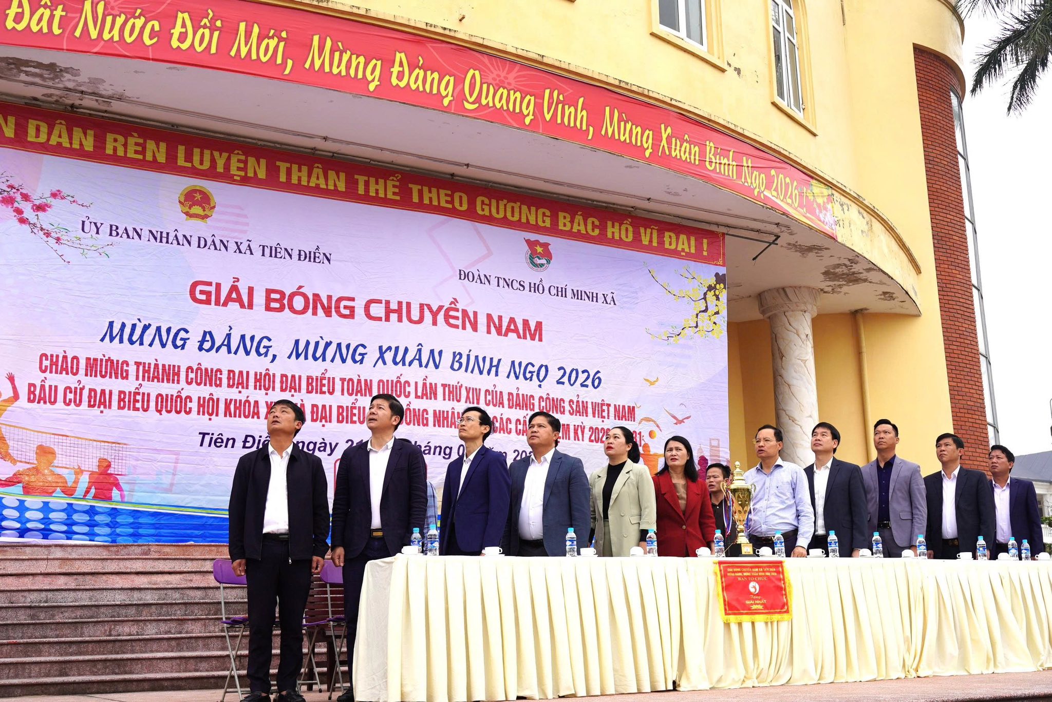 Khai mạc giải bóng chuyền nam "Mừng Đảng - Mừng Xuân Bính ngọ năm 2026"
