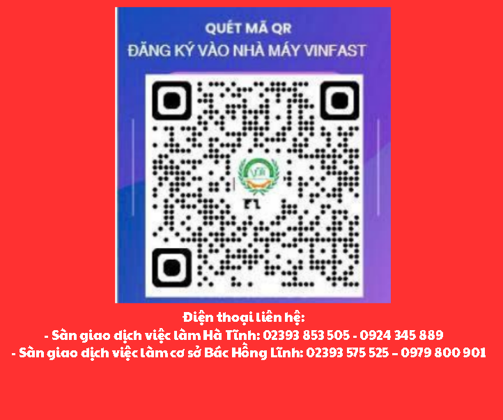 Thông báo dụng lao động làm việc tại Công ty Cổ phần Sản xuất và Kinh doanh VinFast