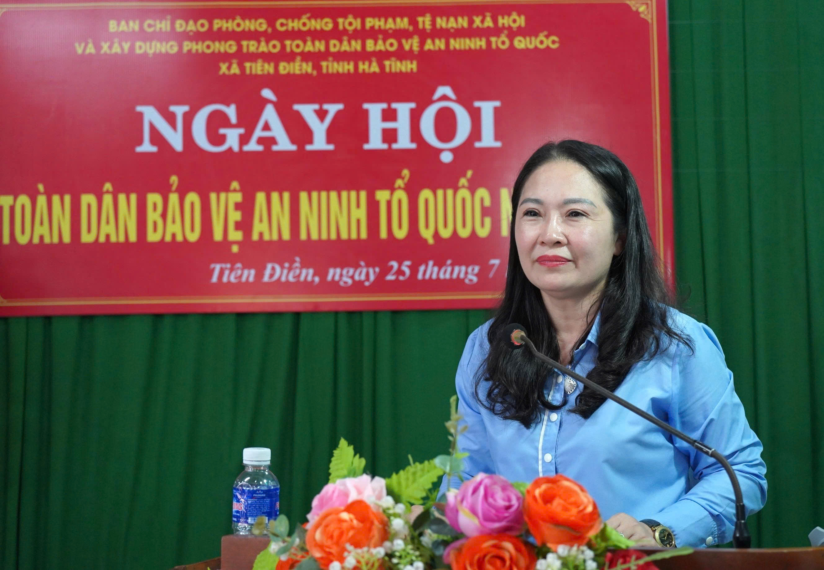 Sôi nổi Ngày hội Toàn dân bảo vệ an ninh Tổ quốc tại thôn Giang Phong Thủy.