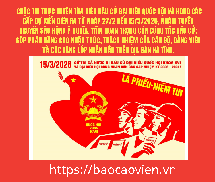 Hà Tĩnh phát động hưởng ứng Cuộc thi trực tuyến tìm hiểu bầu cử đại biểu Quốc hội và HĐND các cấp
