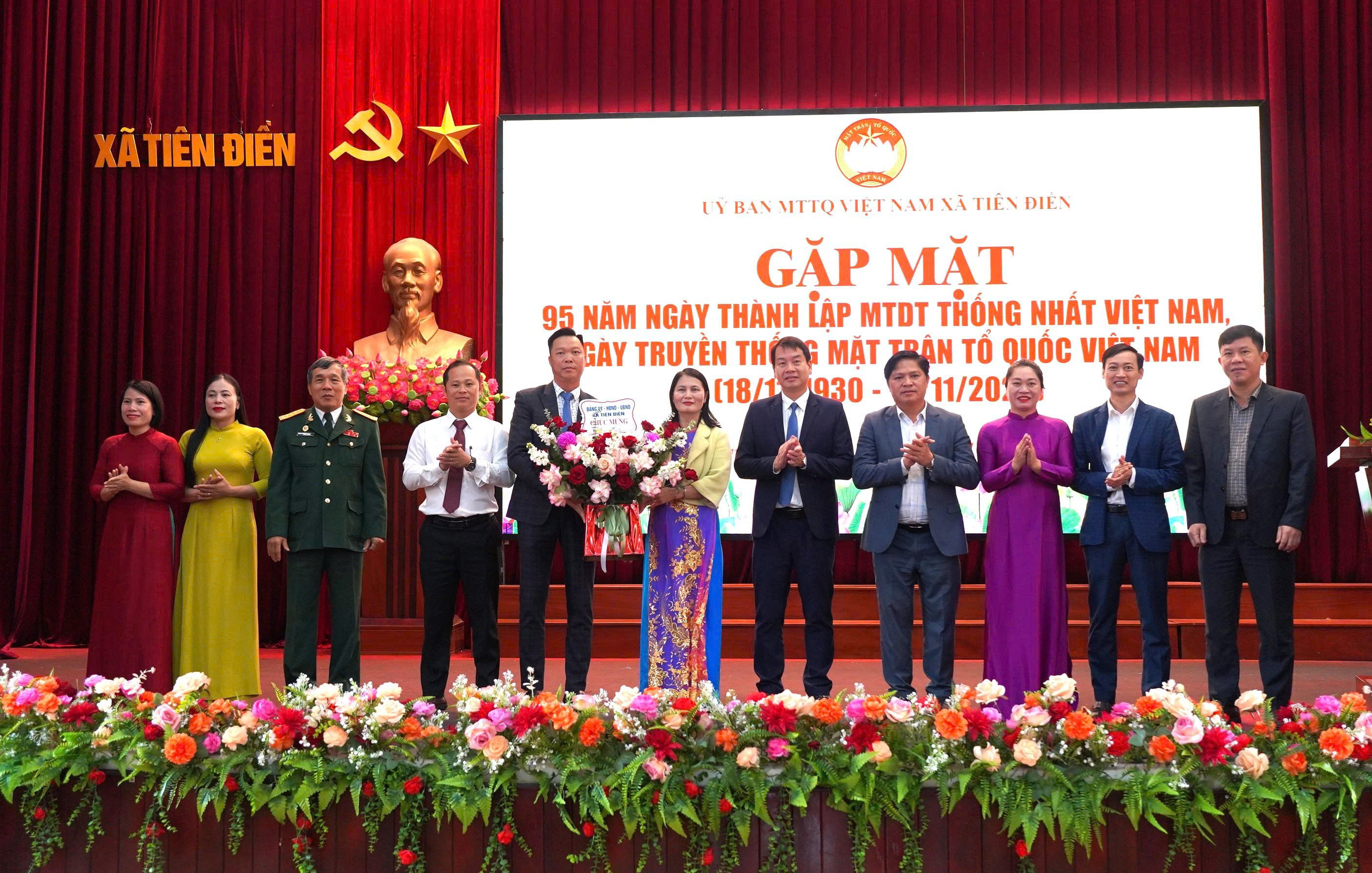 Xã Tiên Điền tổ chức gặp mặt kỷ niệm 95 năm ngày truyền thống Mặt trận Tổ quốc Việt Nam (18/11/1930 – 18/11/2025)