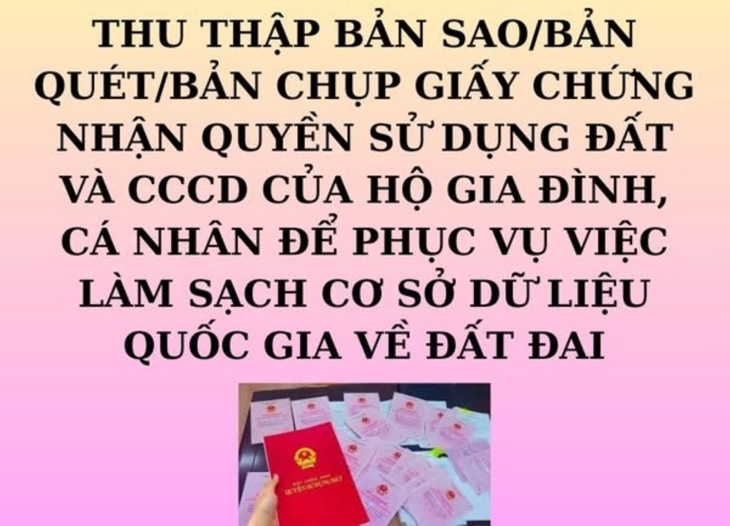 Chiến dịch “90 ngày đêm làm giàu, làm sạch cơ sở dữ liệu đất đai”