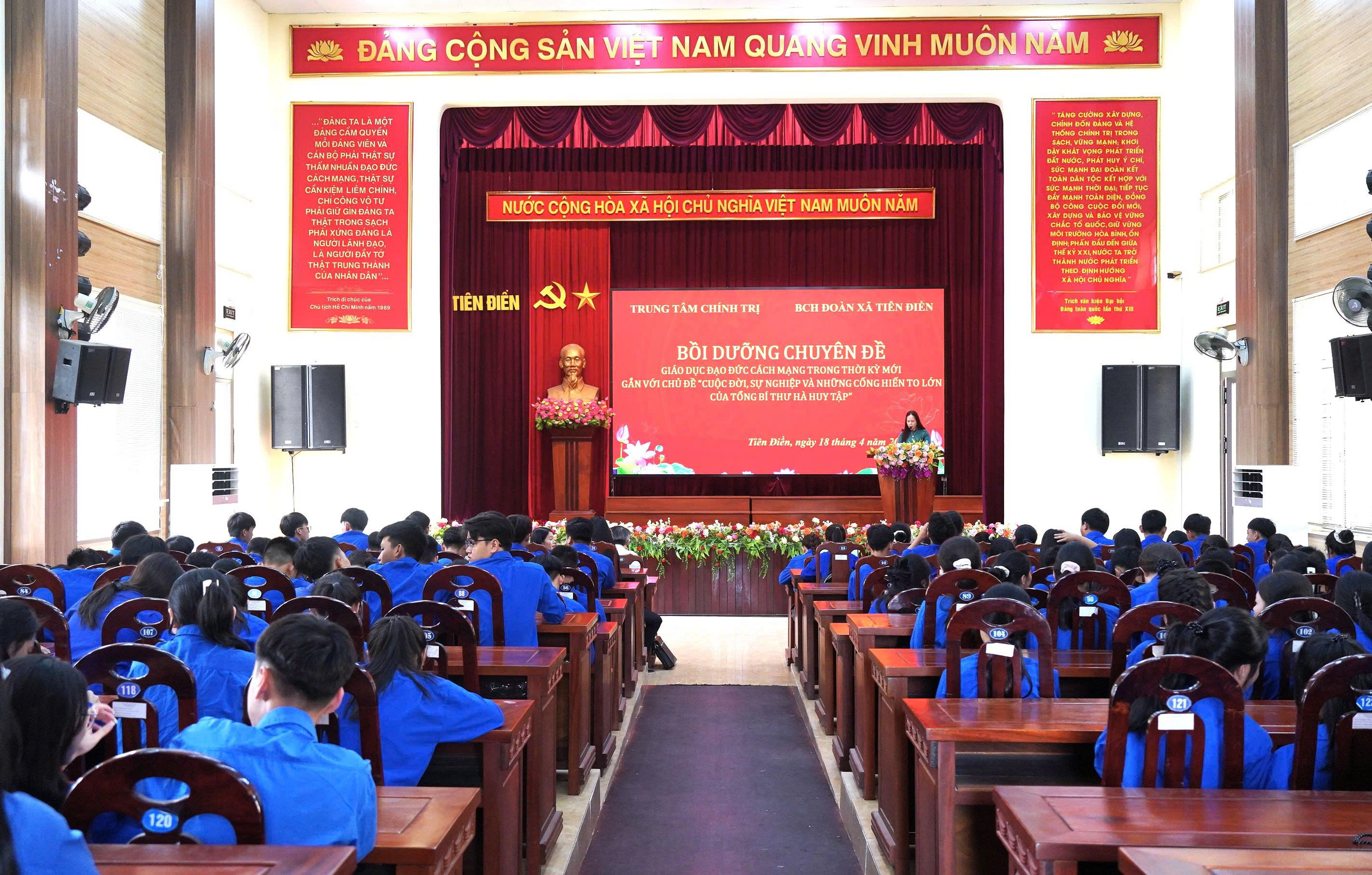 Giáo dục đạo đức cách mạng trong thời kỳ mới gắn với chủ đề: Cuộc đời, sự nghiệp và những cống hiến to lớn của Tổng Bí thư Hà Huy Tập.