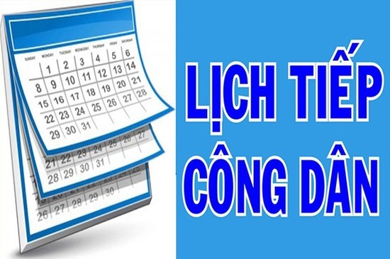THÔNG BÁO TIẾP CÔNG DÂN ĐỊNH KỲ