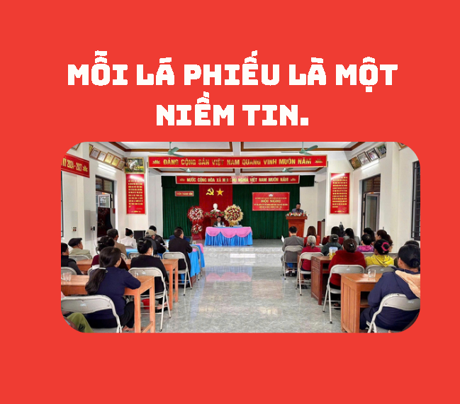 Cử tri Tiên Điền gửi gắm niềm tin và kỳ vọng