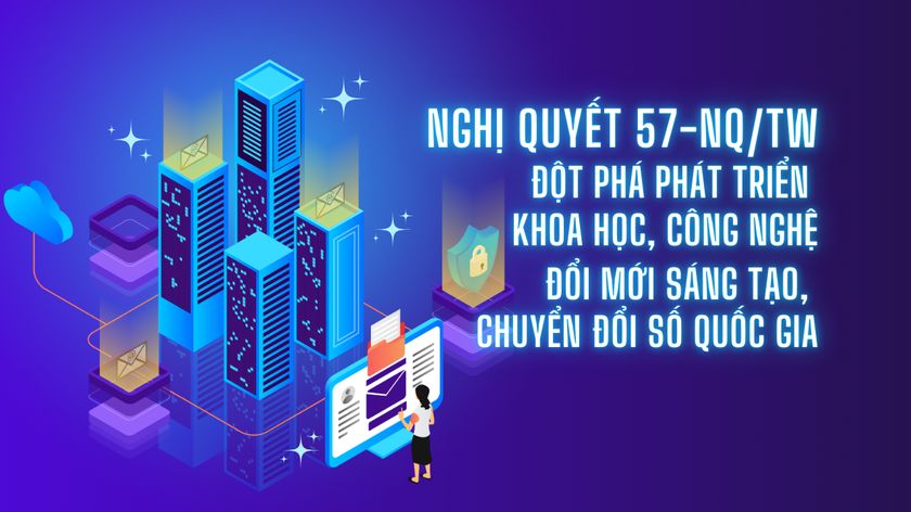 Cổng Thông tin điện tử thực hiện Nghị quyết số 57-NQ/TW tỉnh Hà Tĩnh