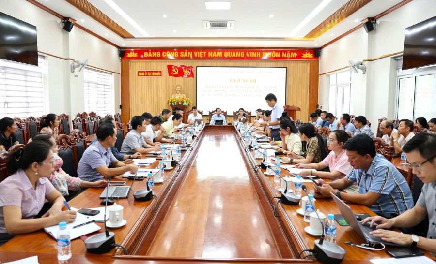 Ban chấp hành Đảng bộ xã Tiên Điền đánh giá tình hình KT-XH, QP-AN và công tác xây dựng Đảng 6 tháng đầu năm 2026.