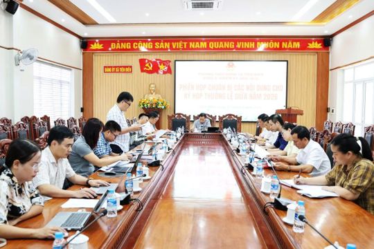 Thường trực HĐND xã Tiên Điền tổ chức phiên họp chuẩn bị các nội dung cho kỳ họp thường lệ giữa năm 2026
