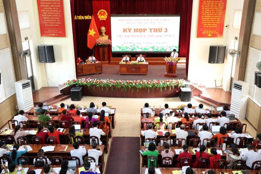 HĐND xã Tiên Điền tổ chức khai mạc kỳ họp thường lệ giữa năm 2026 
