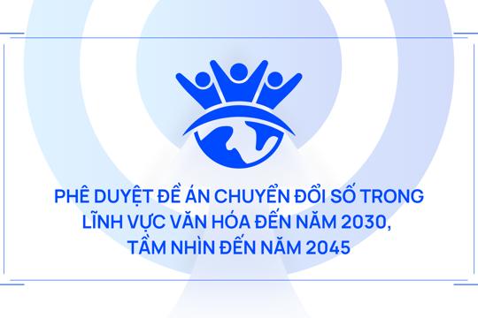 Phê duyệt Đề án chuyển đổi số trong lĩnh vực văn hóa đến năm 2030, tầm nhìn đến năm 2045