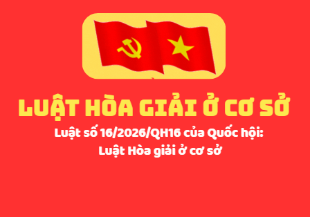 Những điểm mới của Luật Hòa giải ở cơ sở số 16/2026/QH16 người dân cần biết