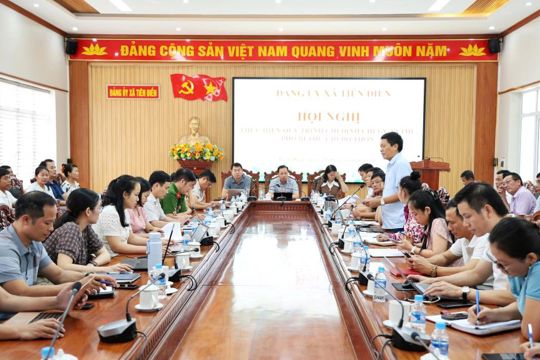 Kỳ họp thứ 2, HĐND xã Tiên Điền khóa II xem xét, quyết định nhiều nội dung quan trọng thuộc thẩm quyền