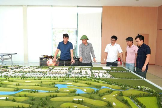Quyết liệt giải phóng mặt bằng, đẩy nhanh tiến độ các dự án  tại xã Tiên Điền