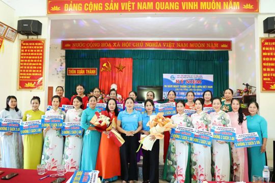 Nhiều hoạt động thiết thực của Chi hội Phụ nữ thôn Xuân Thành trong ngày thành lập Hội Liên hiệp Phụ nữ Việt Nam (20/10) 
