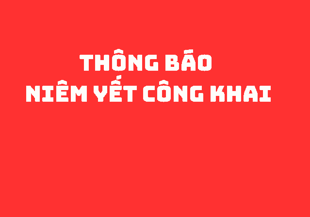 Thông báo công khai Về việc niêm yết công khai kết quả kiểm tra hồ sơ đăng ký, cấp Giấy chứng nhận quyền sử dụng đất  