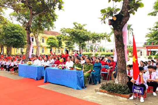 Các trường học trên địa bàn xã Tiên Điền tổ chức khai giảng năm học 2026 – 2027