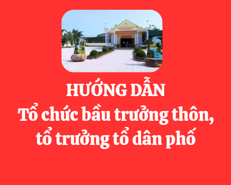 Hướng dẫn Tổ chức bầu trưởng thôn, tổ trưởng tổ dân phố