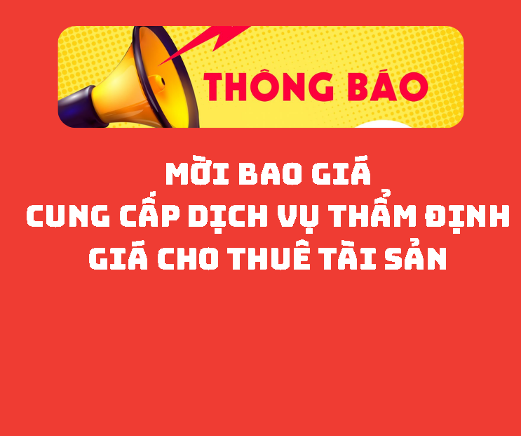  Thông báo mời báo giá dịch vụ cho thuê tài sản