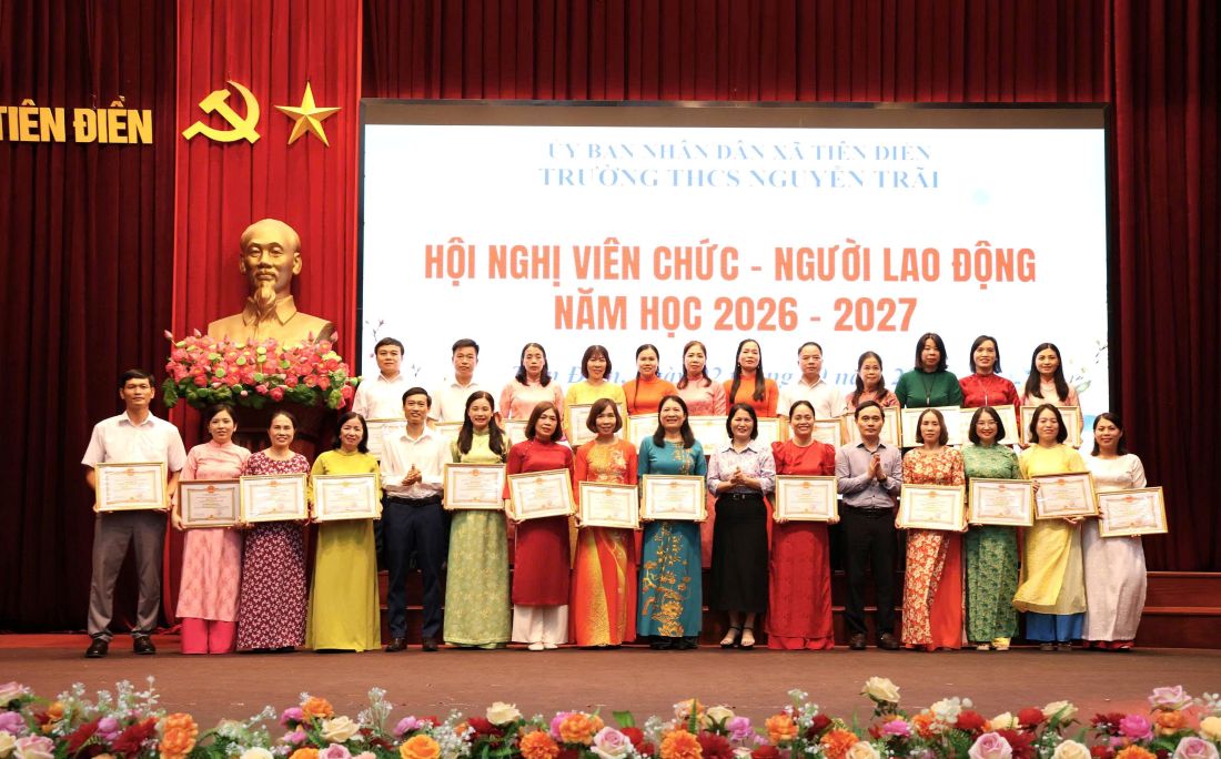 Trường THCS Nguyễn Trãi xây dựng môi trường giáo dục ổn định, chất lượng, thân thiện và phát triển bền vững.