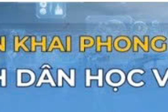 Tuyên truyền về phong trào “Bình dân học vụ số” gắn với "Học tập số"