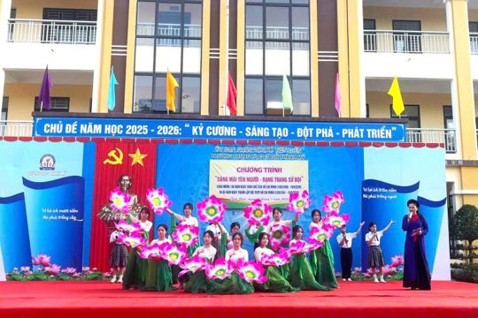 Sôi nổi chuỗi hoạt động tại các trường học, kỷ niệm 136 năm ngày sinh Bác Hồ kính yêu