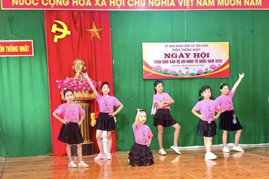 Ngày hội Toàn dân bảo vệ an ninh Tổ quốc tại thôn Hòa Thuận, Thống Nhất, Tân Phong, Minh Khai, Yên Hoà 