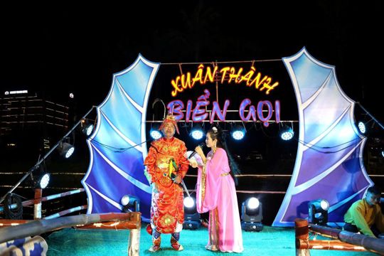 Lắng đọng trò Kiều tại khu du lịch biển Xuân Thành  
