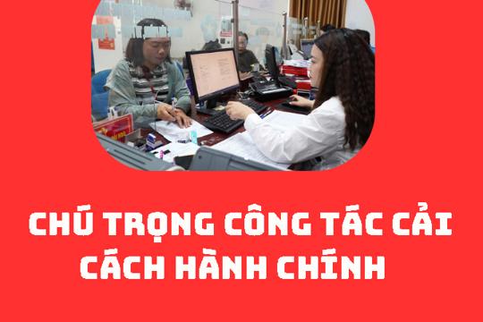 Tuyên truyền cải cách hành chính.