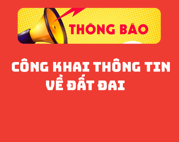 Thông báo công khai thông tin về đất đai