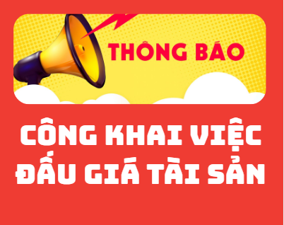 Thông báo công khai việc đấu giá tài sản