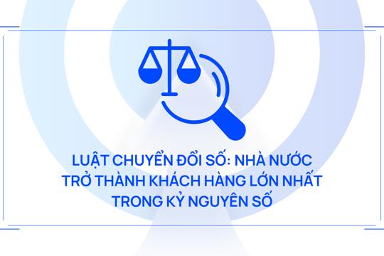 Luật Chuyển đổi số: Nhà nước trở thành "khách hàng lớn nhất" trong kỷ nguyên số 