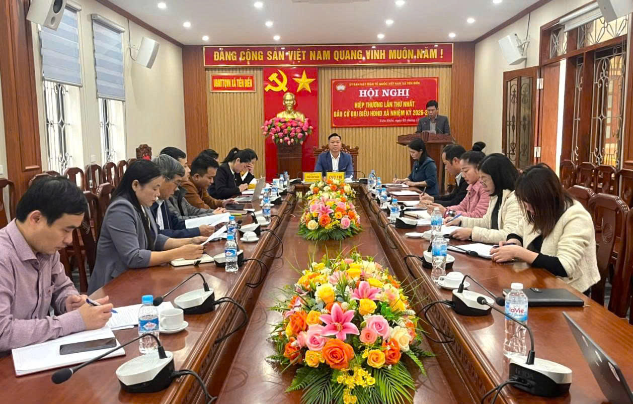Hội nghị hiệp thương lần thứ nhất giới thiệu người ứng cử đại biểu HĐND xã khóa II, nhiệm kỳ 2026–2031