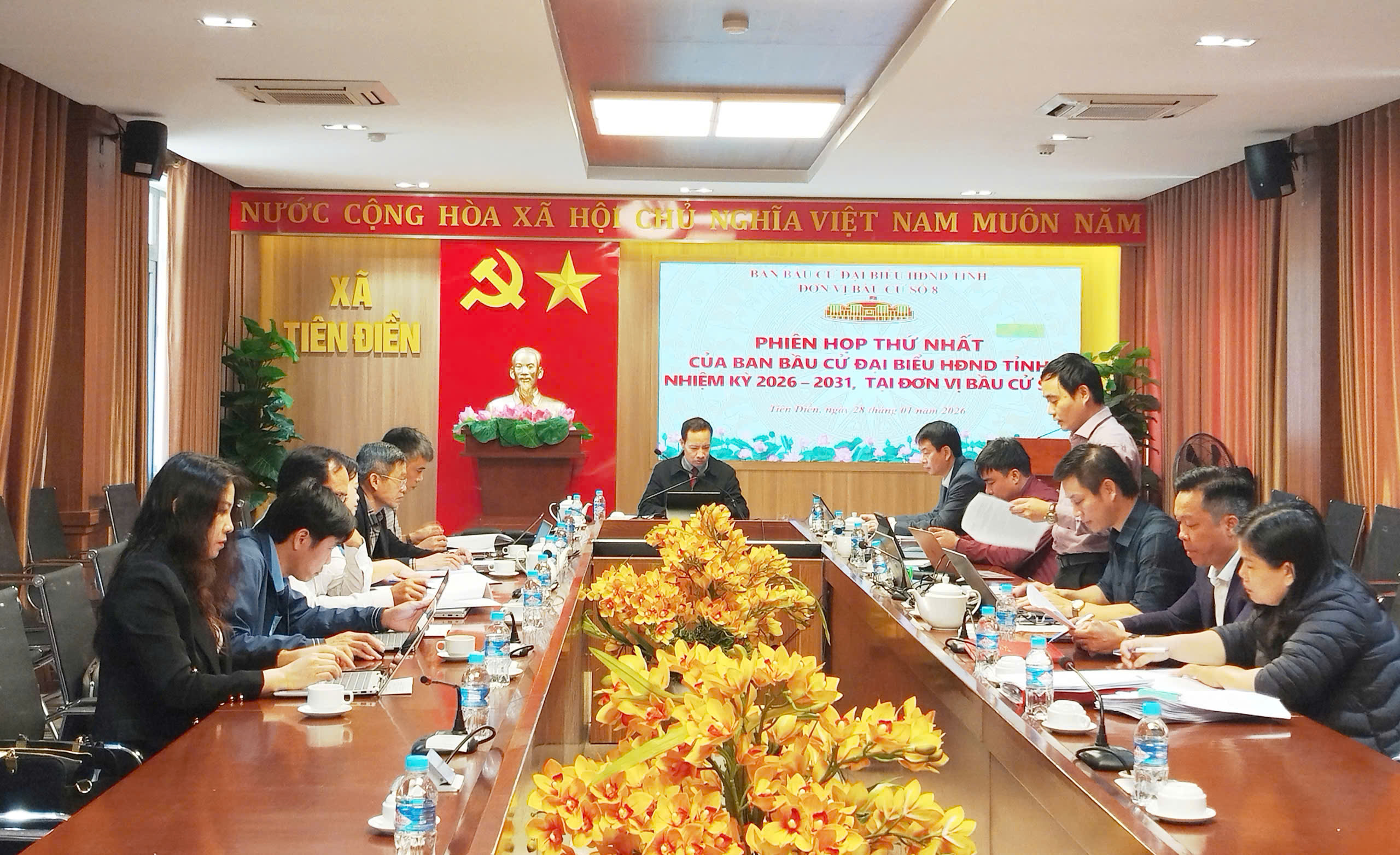 Ban bầu cử đại biểu HĐND tỉnh số 8 triển khai công tác Bầu cử 